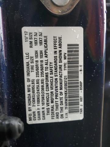Photo 12 VIN: 7FARW2H8XJE003121 - HONDA CR-V EXL 