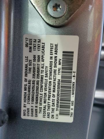 Photo 12 VIN: 7FARW5H30HE005654 - HONDA CR-V LX 