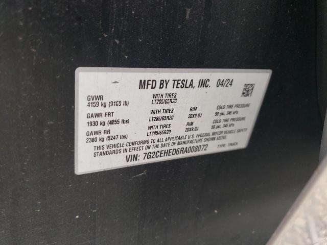 Photo 12 VIN: 7G2CEHED6RA008072 - TESLA CYBERTRUCK 