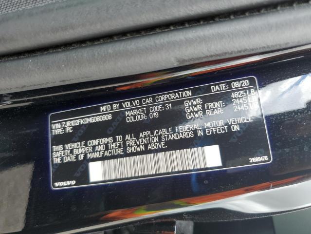 Photo 12 VIN: 7JR102FK0MG080908 - VOLVO S60 