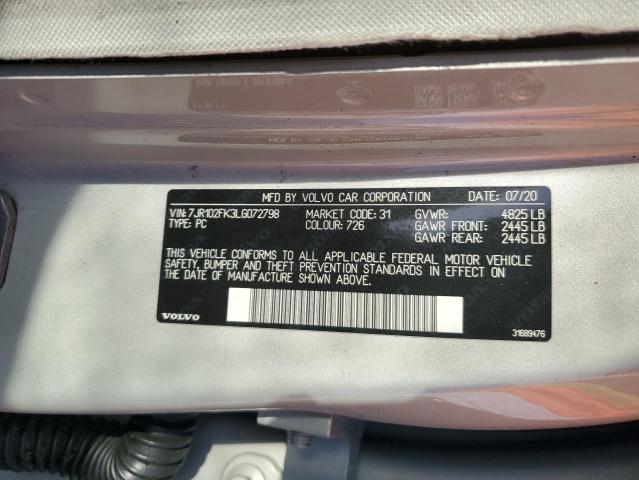 Photo 11 VIN: 7JR102FK3LG072798 - VOLVO S60 T5 MOM 