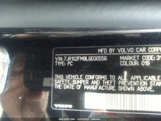 Photo 8 VIN: 7JR102FM9LG030556 - VOLVO S60 