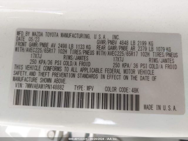 Photo 8 VIN: 7MMVABAM1PN148882 - MAZDA CX-50 