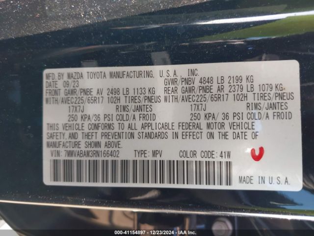 Photo 8 VIN: 7MMVABAM3RN166402 - MAZDA CX-50 