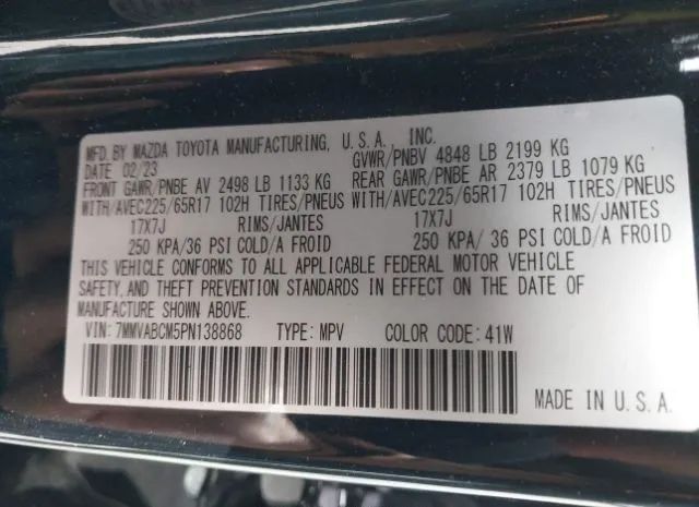 Photo 8 VIN: 7MMVABCM5PN138868 - MAZDA CX-50 