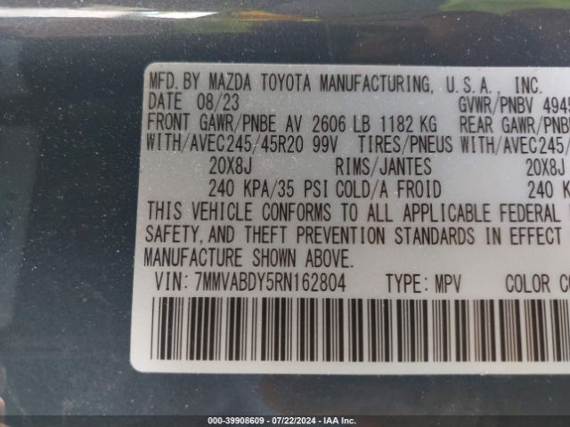 Photo 8 VIN: 7MMVABDY5RN162804 - MAZDA CX-50 