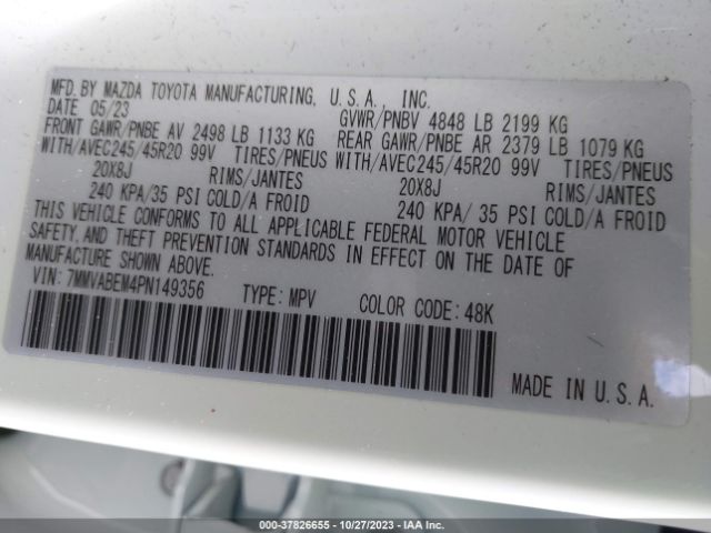 Photo 8 VIN: 7MMVABEM4PN149356 - MAZDA CX-50 