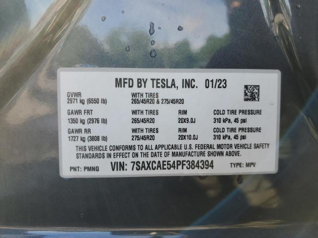 Photo 12 VIN: 7SAXCAE54PF384394 - TESLA MODEL X 