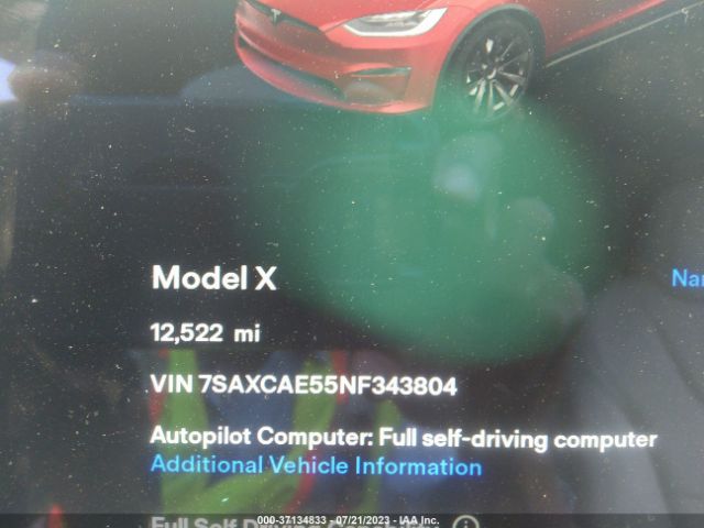 Photo 6 VIN: 7SAXCAE55NF343804 - TESLA MODEL X 