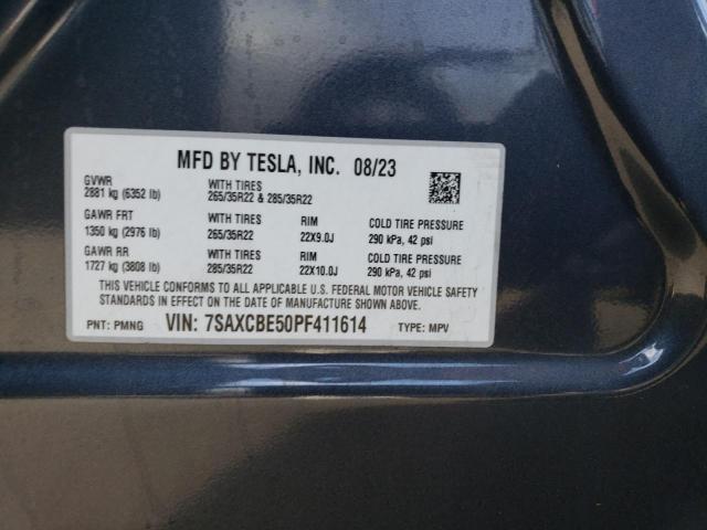 Photo 12 VIN: 7SAXCBE50PF411614 - TESLA MODEL X 