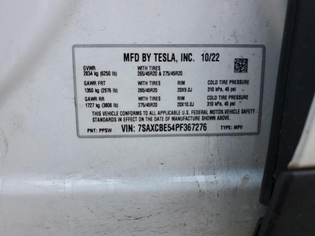 Photo 13 VIN: 7SAXCBE54PF367276 - TESLA MODEL X 