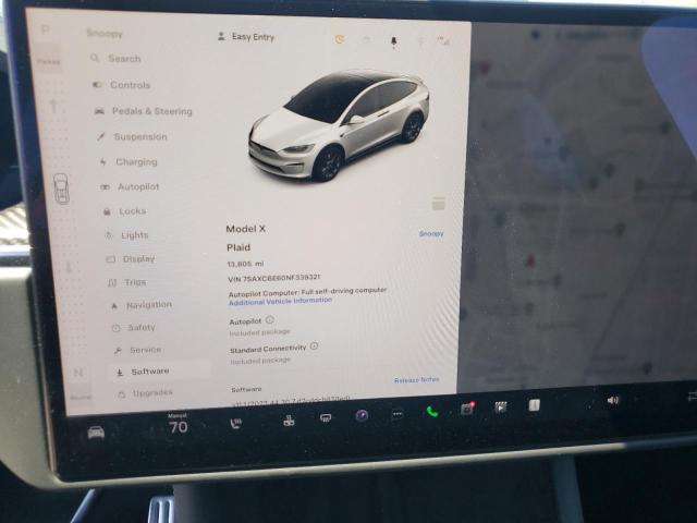 Photo 8 VIN: 7SAXCBE60NF339321 - TESLA MODEL X 