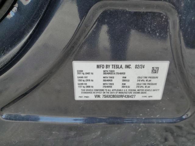 Photo 13 VIN: 7SAXCBE60RF436427 - TESLA MODEL X 