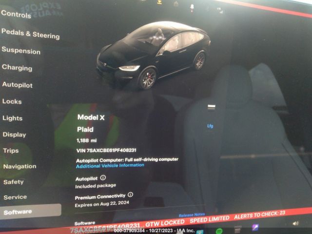 Photo 6 VIN: 7SAXCBE61PF408231 - TESLA MODEL X 