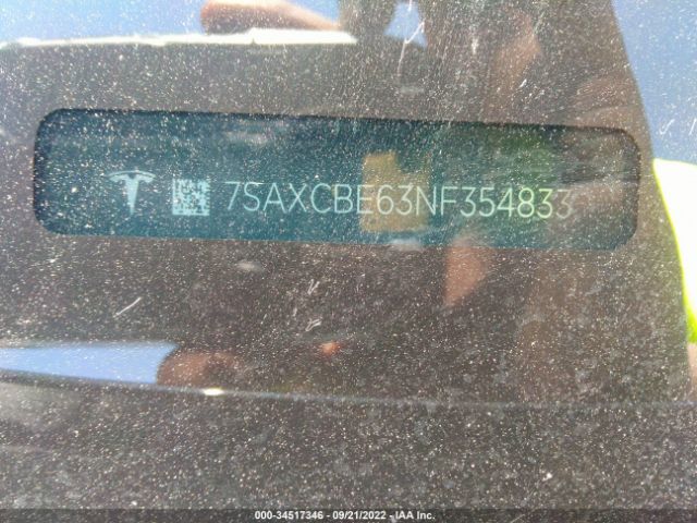 Photo 8 VIN: 7SAXCBE63NF354833 - TESLA MODEL X 