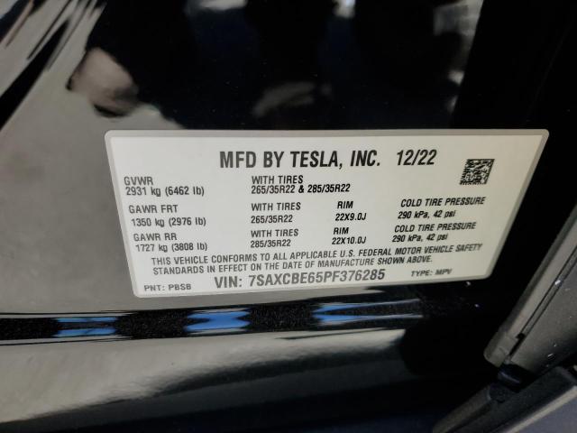 Photo 12 VIN: 7SAXCBE65PF376285 - TESLA MODEL X 