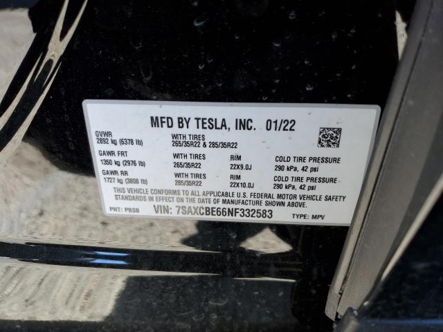 Photo 13 VIN: 7SAXCBE66NF332583 - TESLA MODEL X 