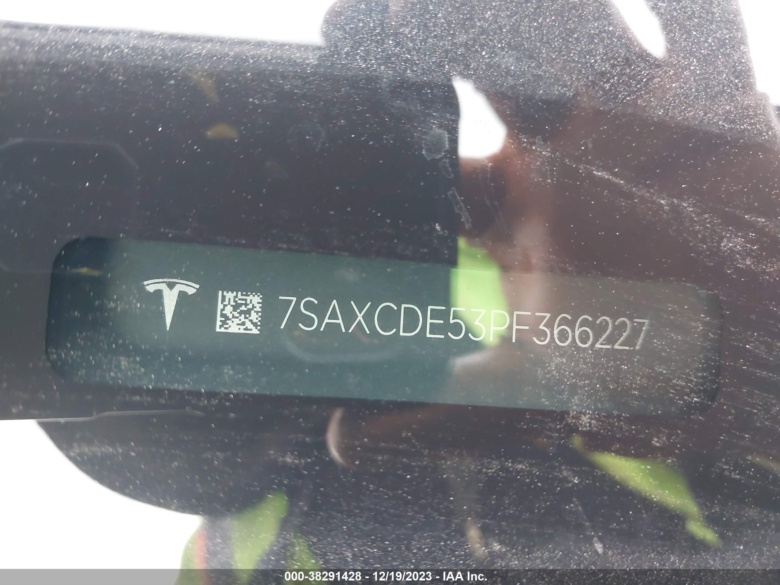 Photo 7 VIN: 7SAXCDE53PF366227 - TESLA MODEL X 