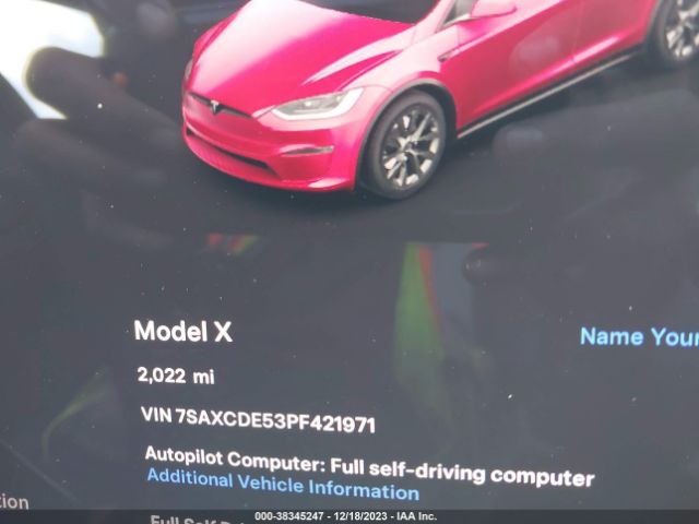 Photo 6 VIN: 7SAXCDE53PF421971 - TESLA MODEL X 