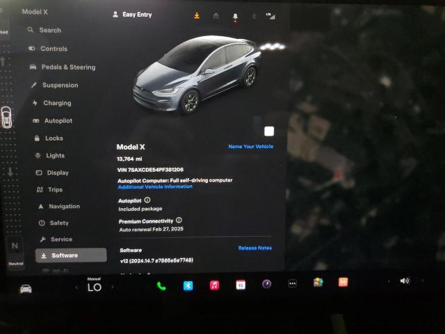 Photo 8 VIN: 7SAXCDE54PF381206 - TESLA MODEL X 