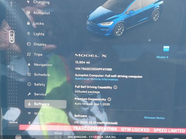 Photo 6 VIN: 7SAXCDE55PF411166 - TESLA MODEL X 