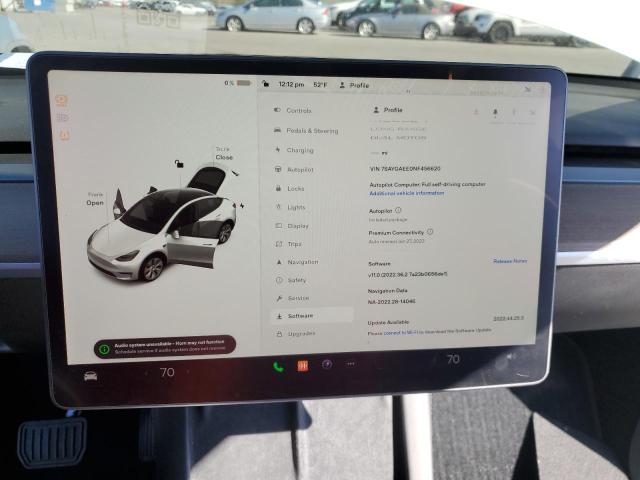 Photo 8 VIN: 7SAYGAEE0NF456620 - TESLA MODEL Y 