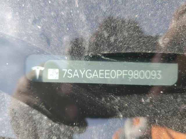 Photo 11 VIN: 7SAYGAEE0PF980093 - TESLA MODEL Y 