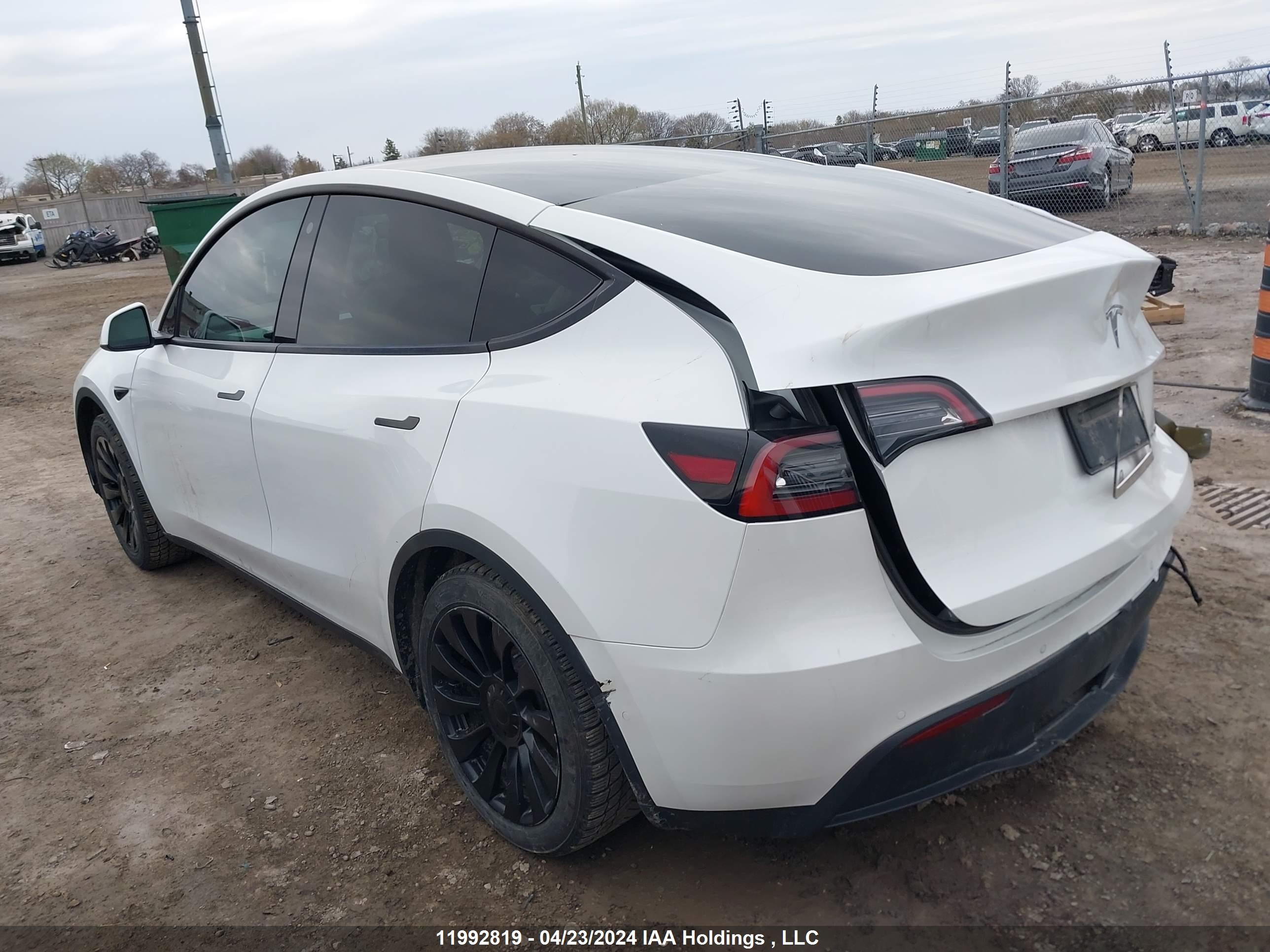 Photo 2 VIN: 7SAYGAEE1NF339631 - TESLA MODEL Y 