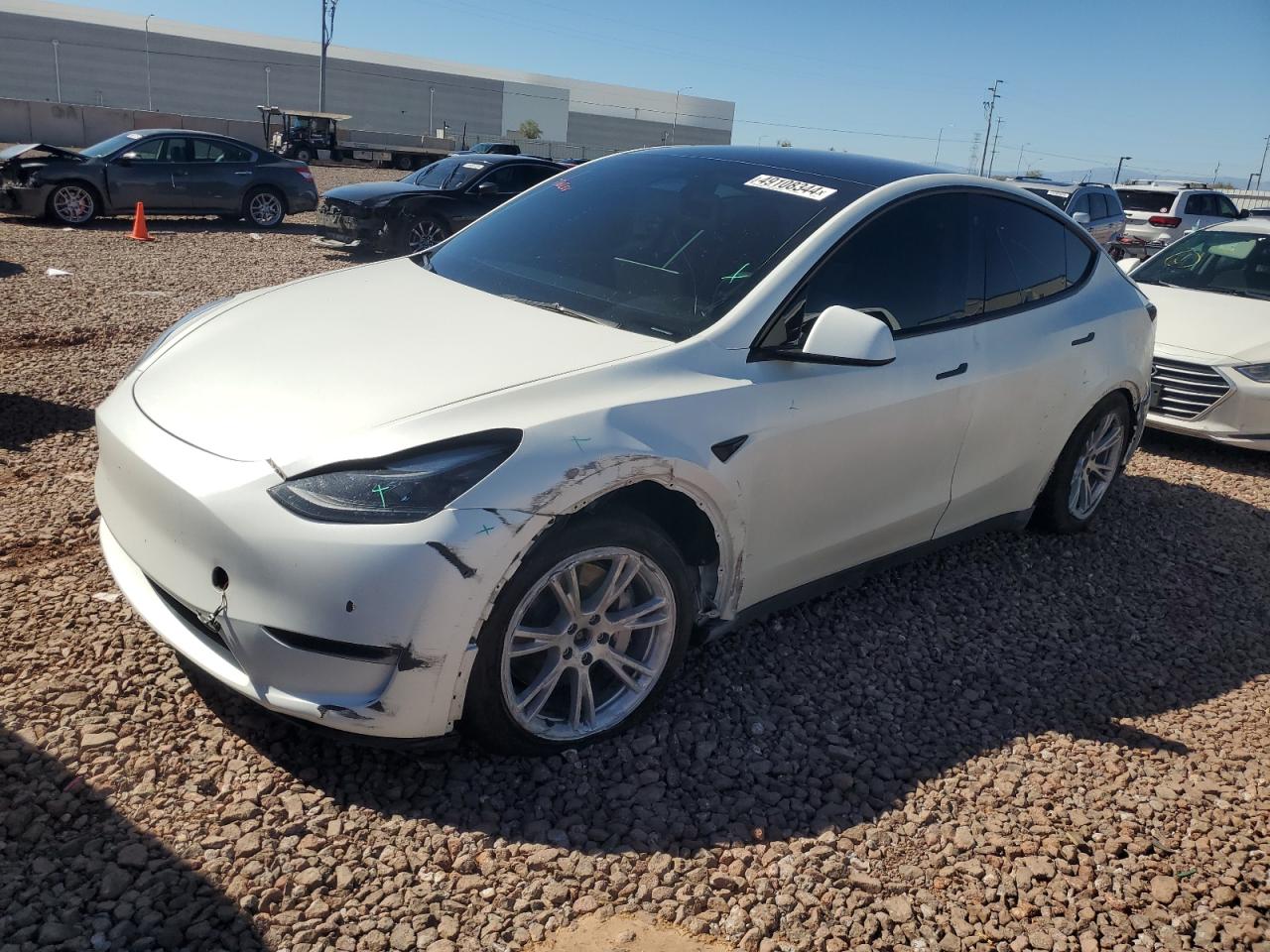 Photo 0 VIN: 7SAYGAEE1PF770201 - TESLA MODEL Y 