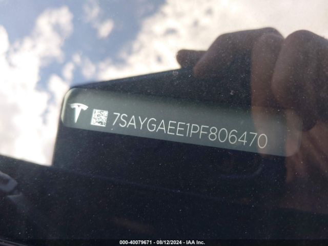 Photo 8 VIN: 7SAYGAEE1PF806470 - TESLA MODEL Y 