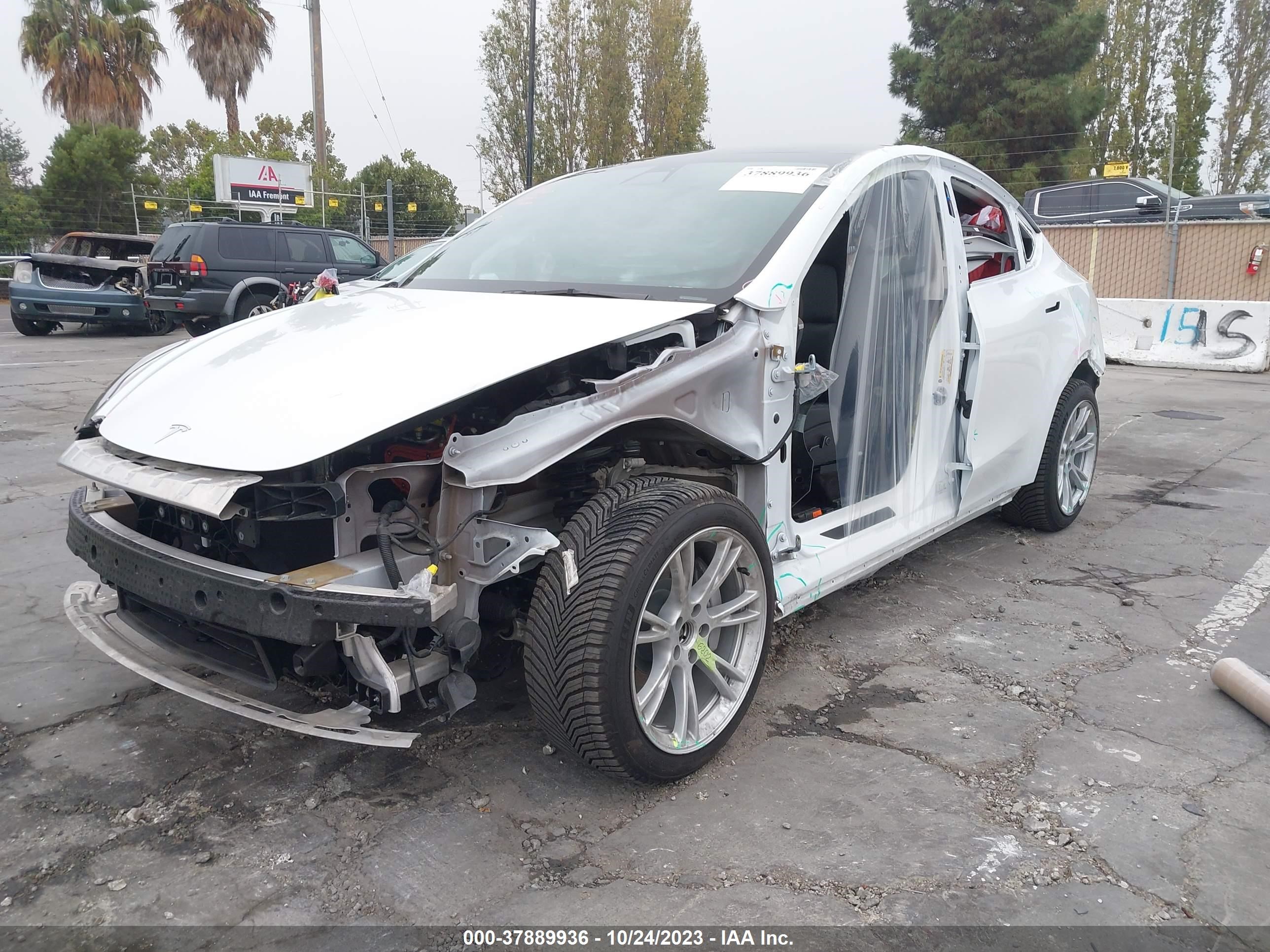 Photo 1 VIN: 7SAYGAEE3NF420730 - TESLA MODEL Y 