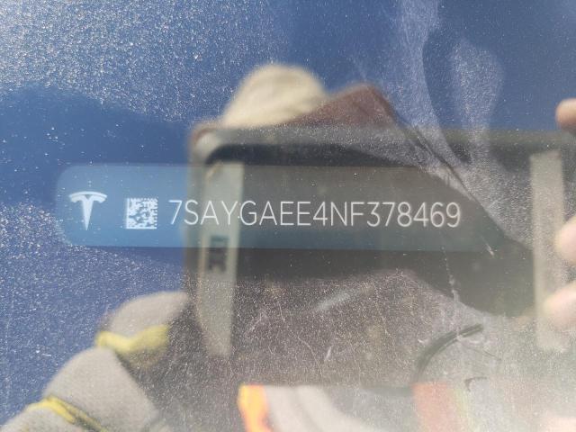 Photo 11 VIN: 7SAYGAEE4NF378469 - TESLA MODEL Y 