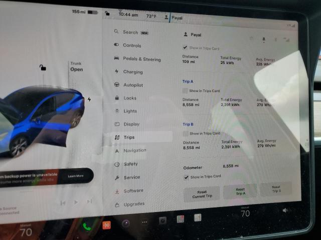 Photo 8 VIN: 7SAYGAEE4NF388824 - TESLA MODEL Y 