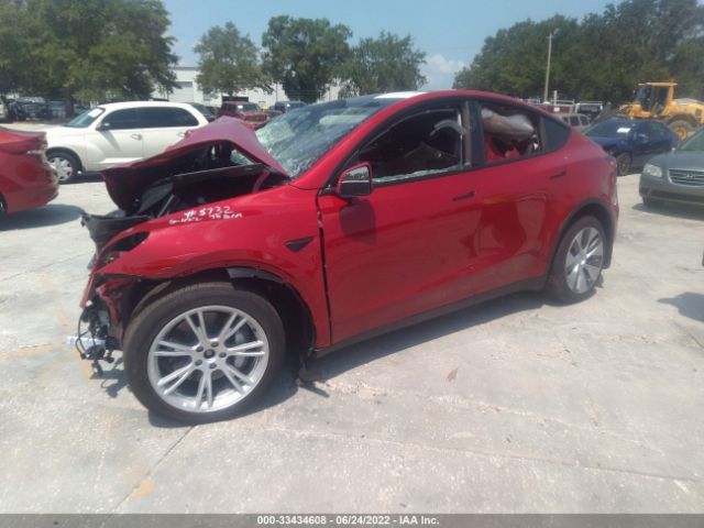 Photo 1 VIN: 7SAYGAEE4NF393604 - TESLA MODEL Y 