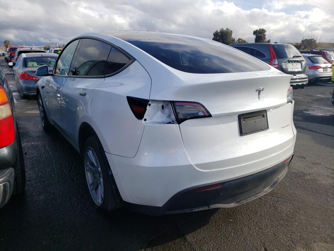 Photo 1 VIN: 7SAYGAEE4NF552024 - TESLA MODEL Y 