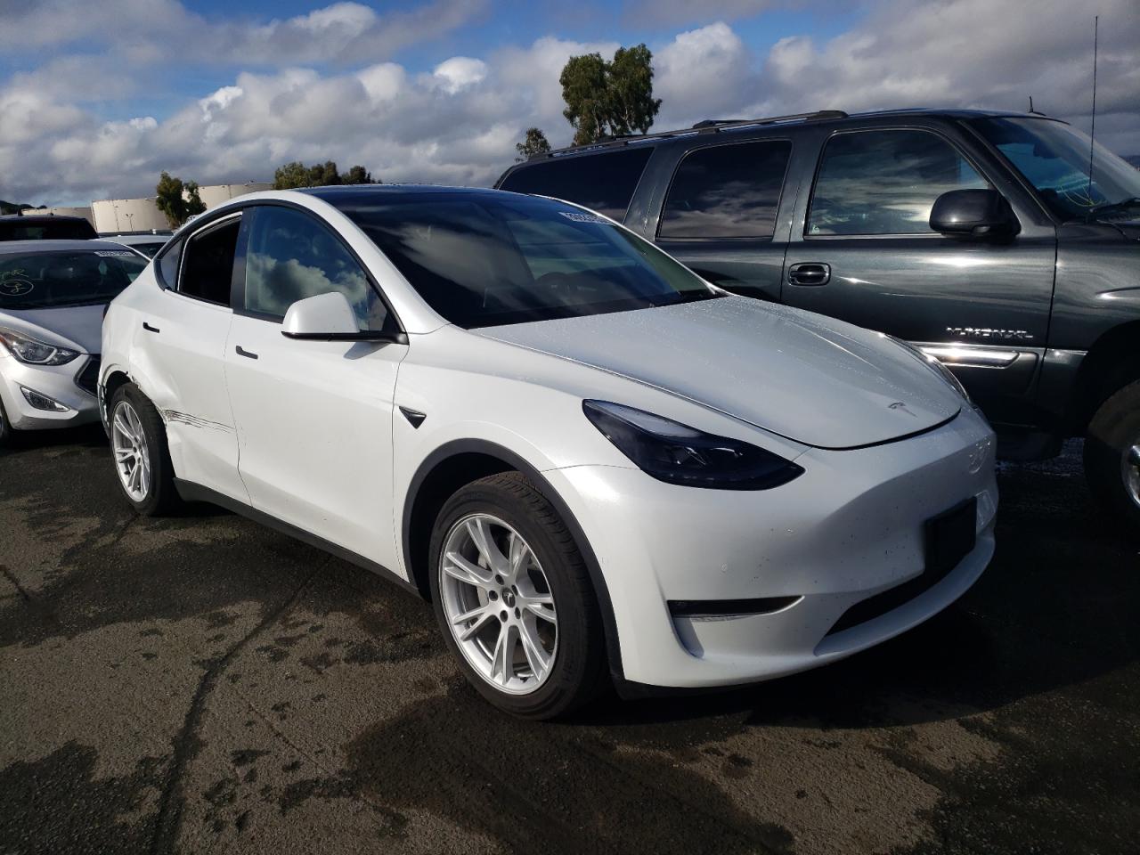 Photo 3 VIN: 7SAYGAEE4NF552024 - TESLA MODEL Y 