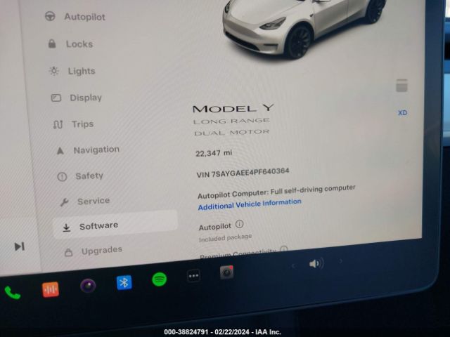 Photo 6 VIN: 7SAYGAEE4PF640364 - TESLA MODEL Y 