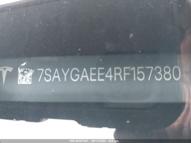 Photo 8 VIN: 7SAYGAEE4RF157380 - TESLA MODEL Y 