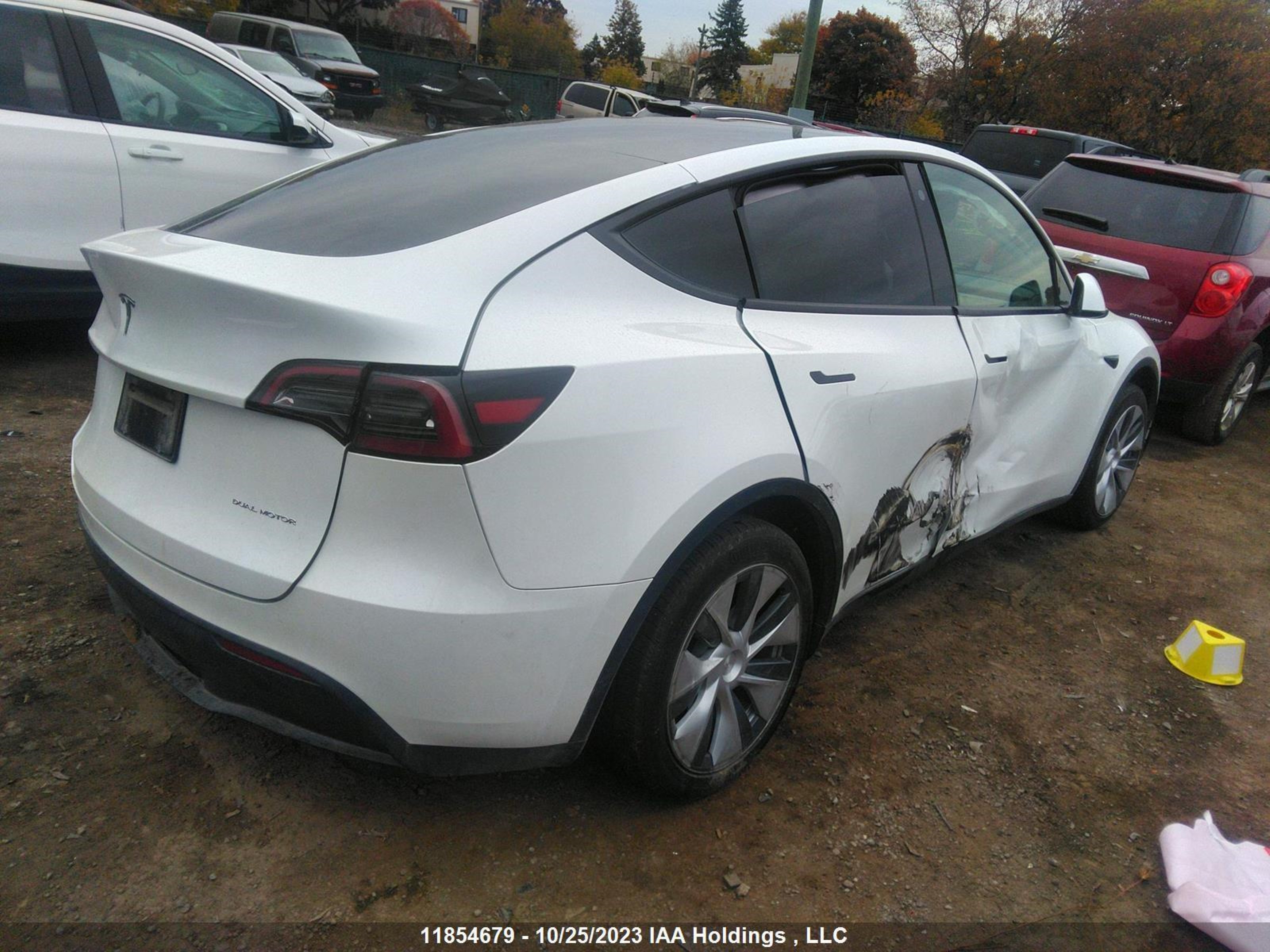 Photo 3 VIN: 7SAYGAEE5PF609009 - TESLA MODEL Y 