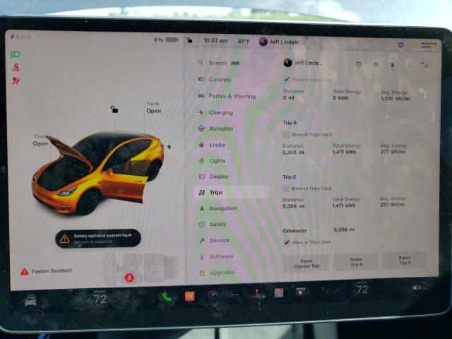 Photo 8 VIN: 7SAYGAEE5PF709014 - TESLA MODEL Y 