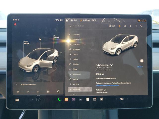 Photo 8 VIN: 7SAYGAEE6PF760327 - TESLA MODEL Y 