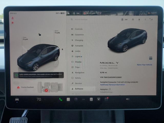 Photo 8 VIN: 7SAYGAEE6RF028881 - TESLA MODEL Y 