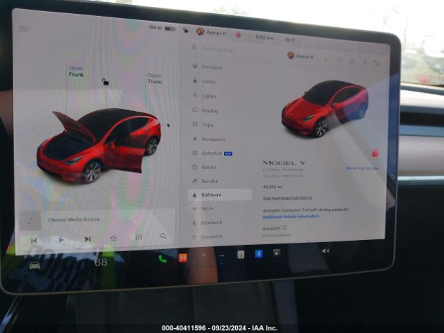 Photo 6 VIN: 7SAYGAEE7NF345515 - TESLA MODEL Y 