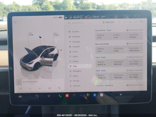 Photo 6 VIN: 7SAYGAEE7NF393001 - TESLA MODEL Y 