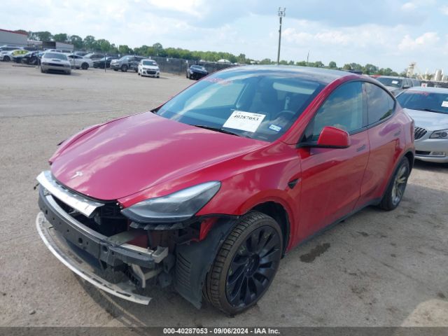 Photo 1 VIN: 7SAYGAEE7PF750146 - TESLA MODEL Y 