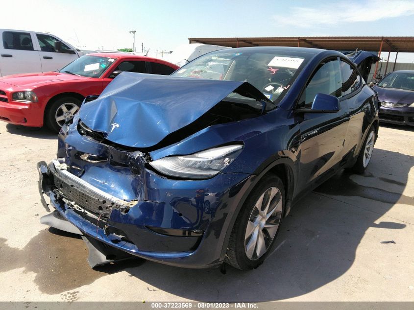 Photo 1 VIN: 7SAYGAEE8NF313477 - TESLA MODEL Y 