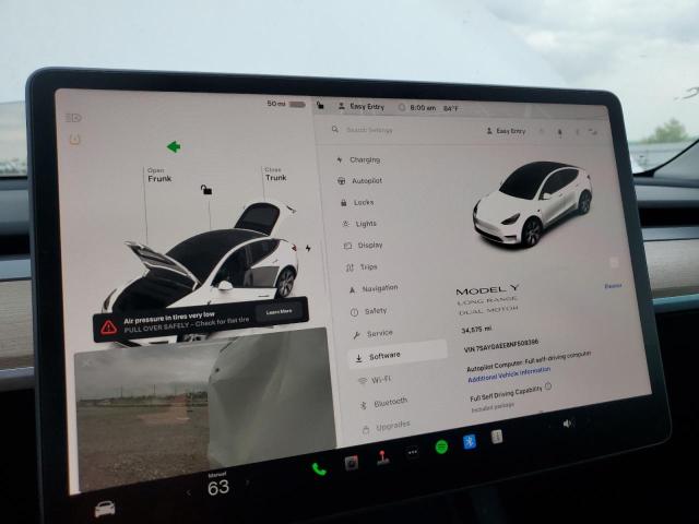 Photo 8 VIN: 7SAYGAEE8NF508396 - TESLA MODEL Y 