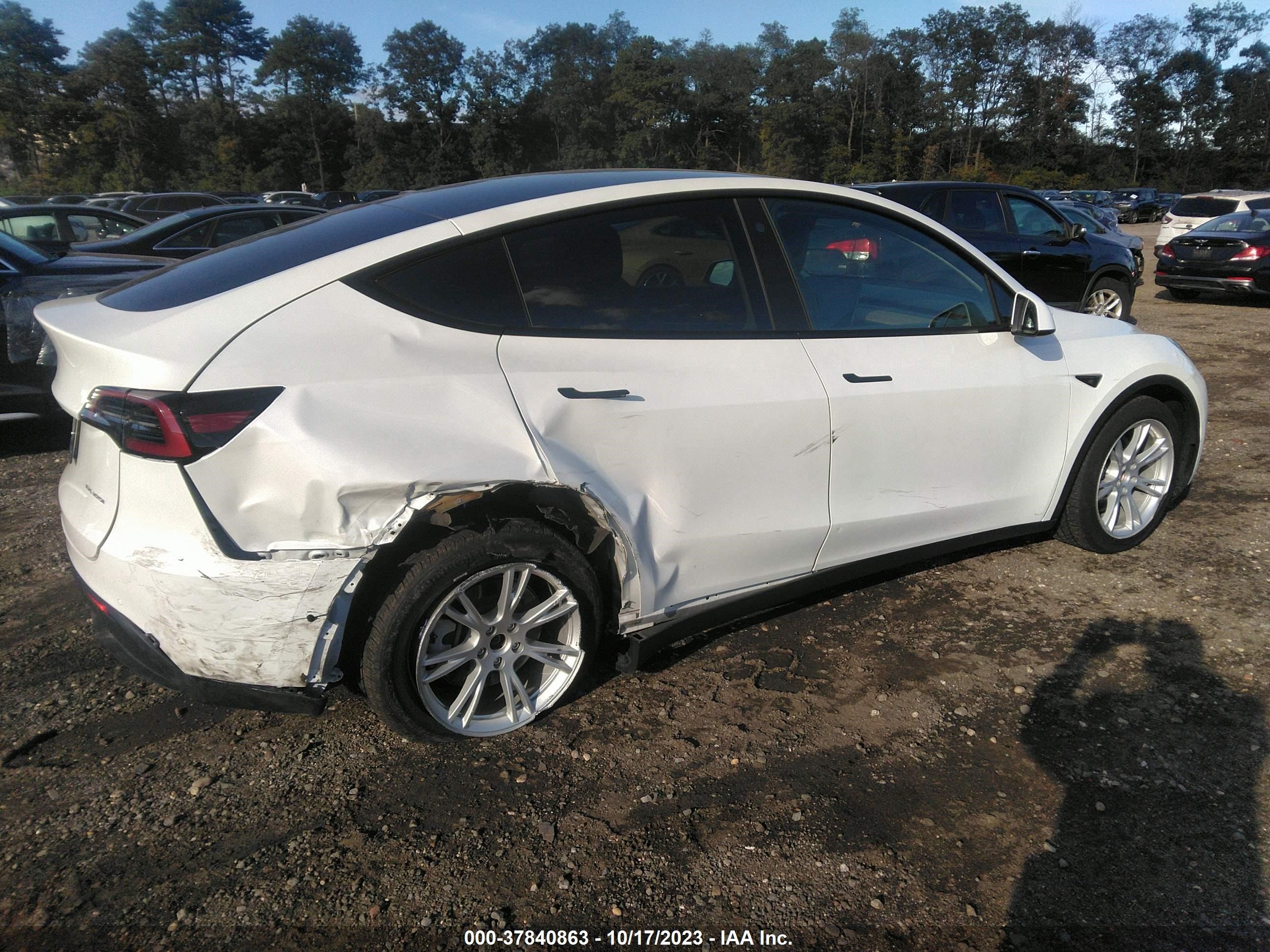 Photo 3 VIN: 7SAYGAEEXNF378962 - TESLA MODEL Y 