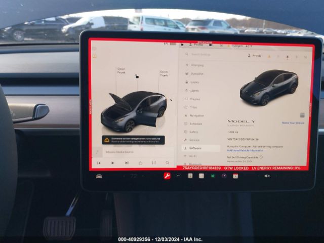 Photo 6 VIN: 7SAYGDED1RF184139 - TESLA MODEL Y 