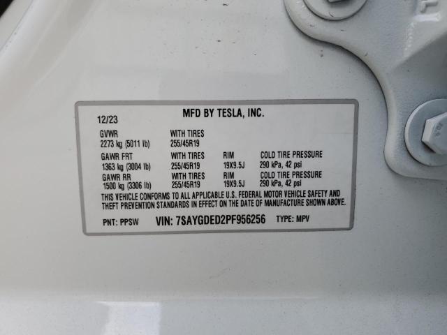 Photo 11 VIN: 7SAYGDED2PF956256 - TESLA MODEL Y 